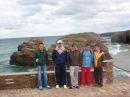 Foto grupo na Praia das Catedrais