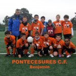 De Izq. a Dcha., depie: Marcos(Pichi) "Entrenador", Marcos, Lois, Alvaro, Abel, Jorge, Diego; Debajo: Manuel, Oscar, Michael, Iker, Dany, Sunny