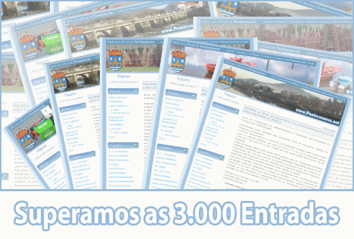 Pontecesures.net supera as 3000 entradas