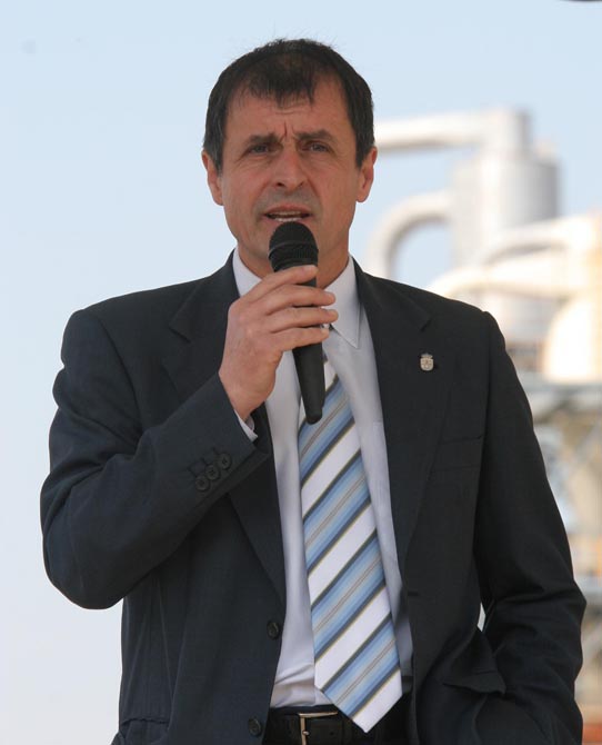 El alcalde cesureño, Luis Álvarez Angueira.