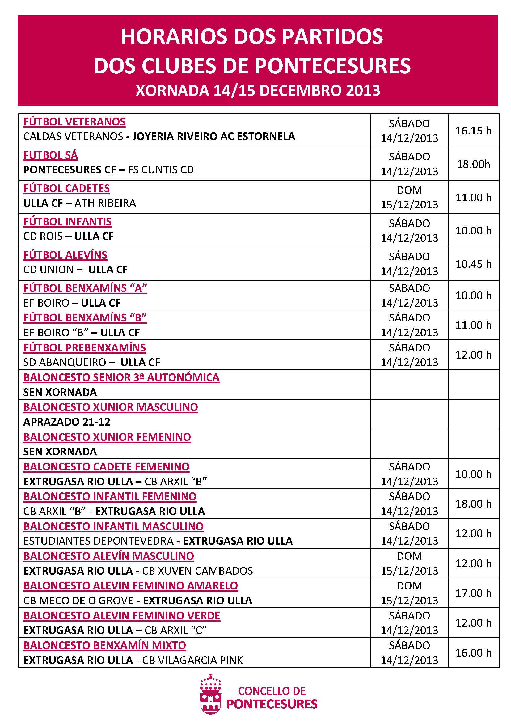 PLANTILLA 14 - 15  DECEMBRO