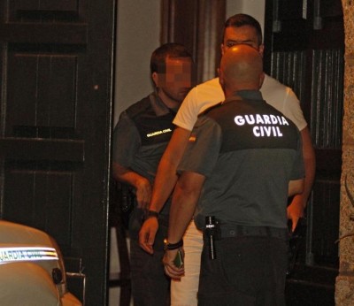 DETENIDOS RAPTO CESURES CUARTEL VALGA /