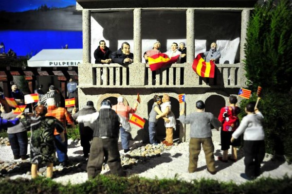 ANA PASTOR INAUGURACION BELEN ARTESANAL CORDEIRO VALGA