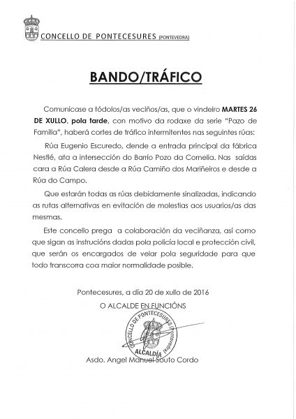 BANDO CORTES TRAFICO ZONA PORTUARIA