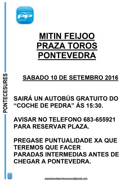 CARTEL MITIN FEIJOO